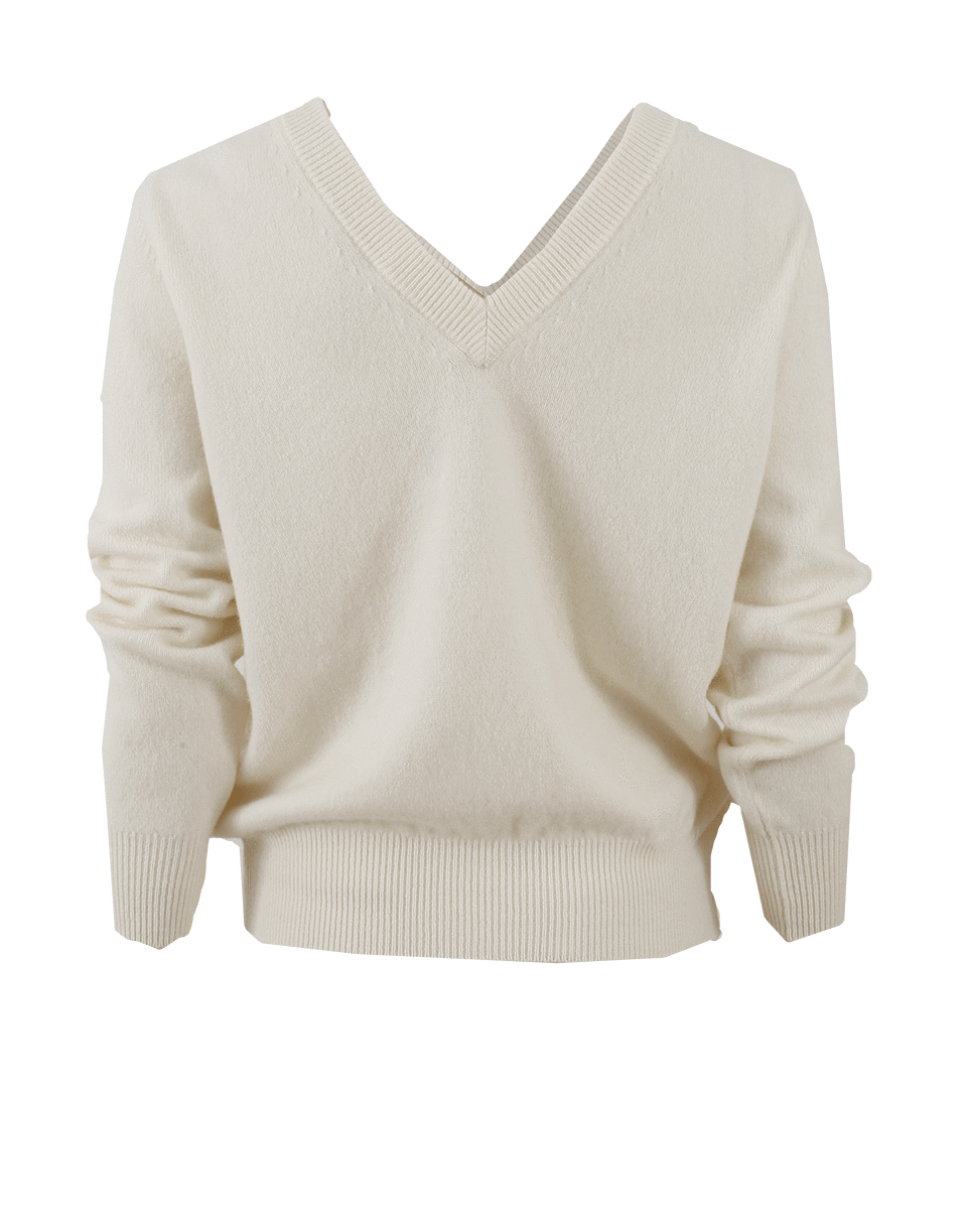 VICTORIA BECKHAM-Double V-Neck Jumper-