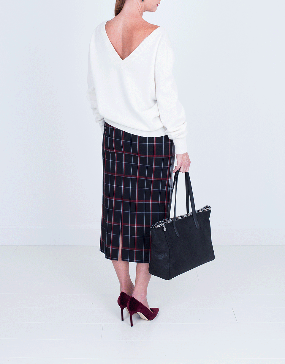 VICTORIA BECKHAM-Double V-Neck Jumper-