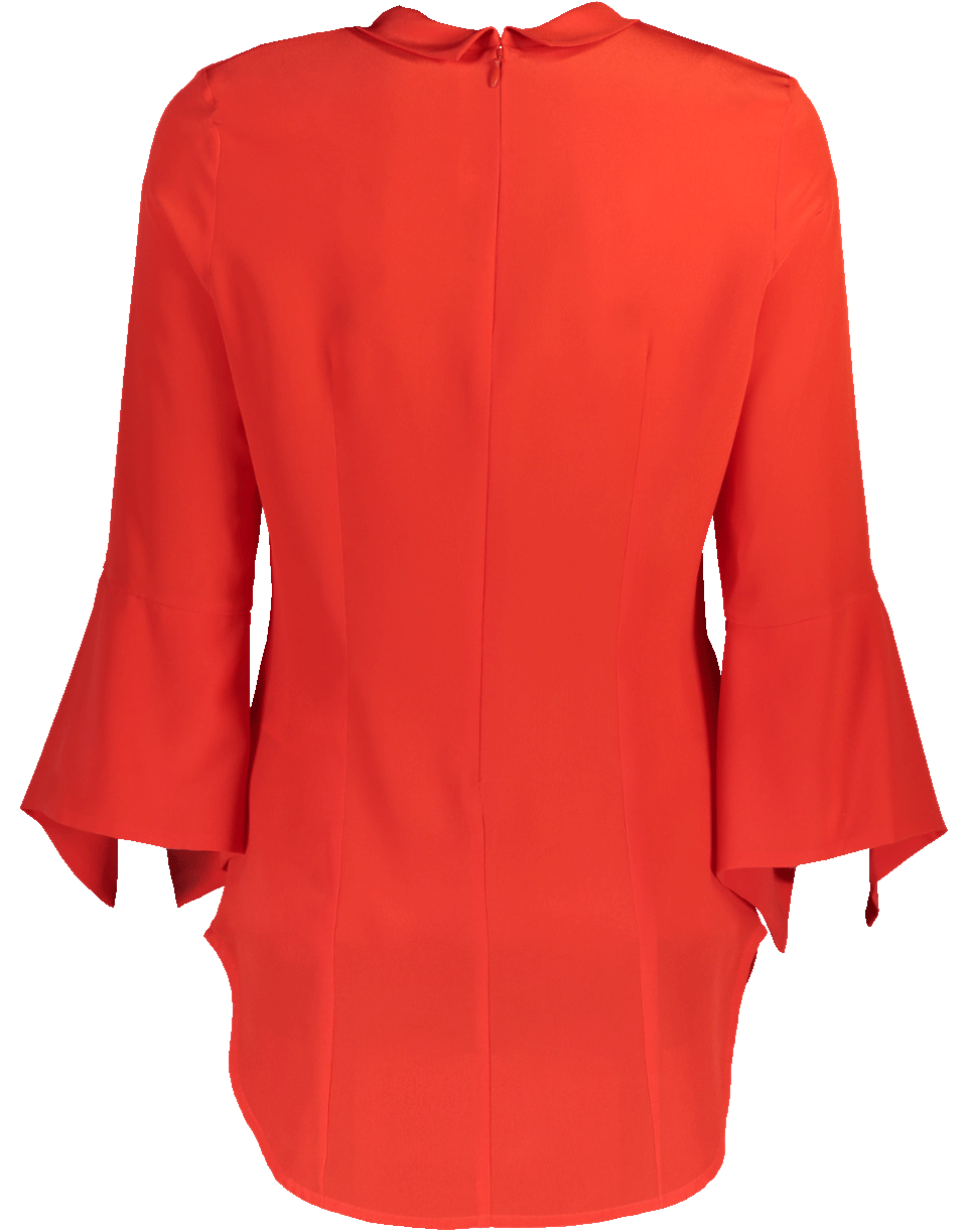 VICTORIA BECKHAM-Ruched Flare Top-