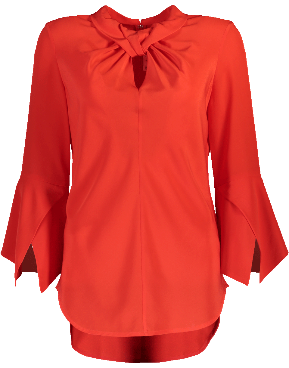 VICTORIA BECKHAM-Ruched Flare Top-