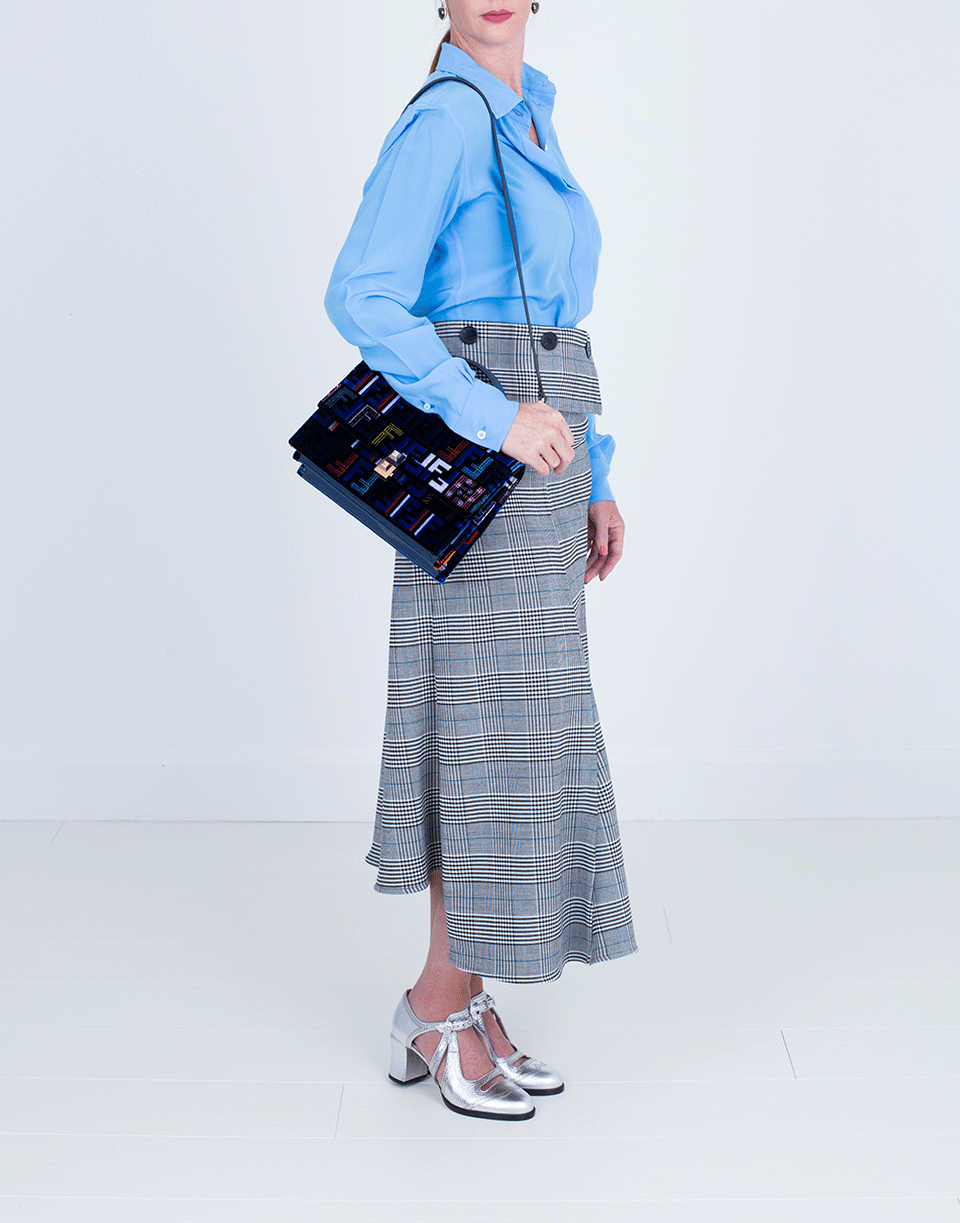 VICTORIA BECKHAM-Diagonal Placket Shirting-