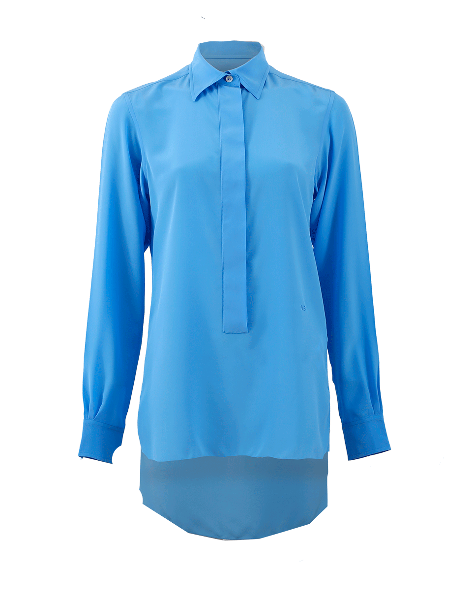 VICTORIA BECKHAM-Diagonal Placket Shirting-