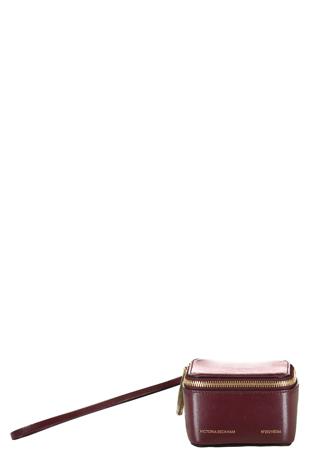 VICTORIA BECKHAM-Vanity Micro Clutch - Burgundy-BURGUNDY