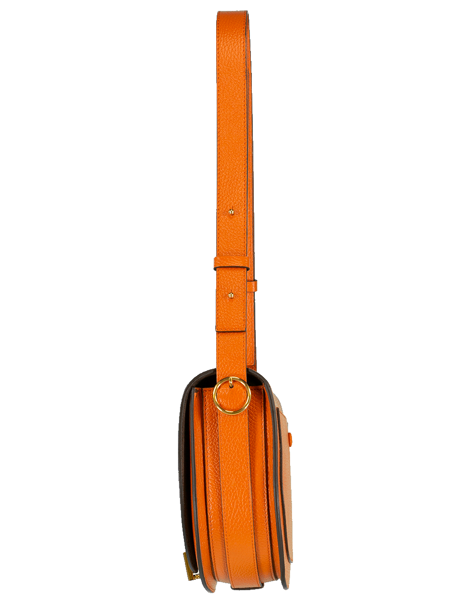 VICTORIA BECKHAM-Half Moon Box Bag-ORANGE