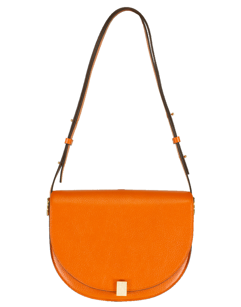 VICTORIA BECKHAM-Half Moon Box Bag-ORANGE