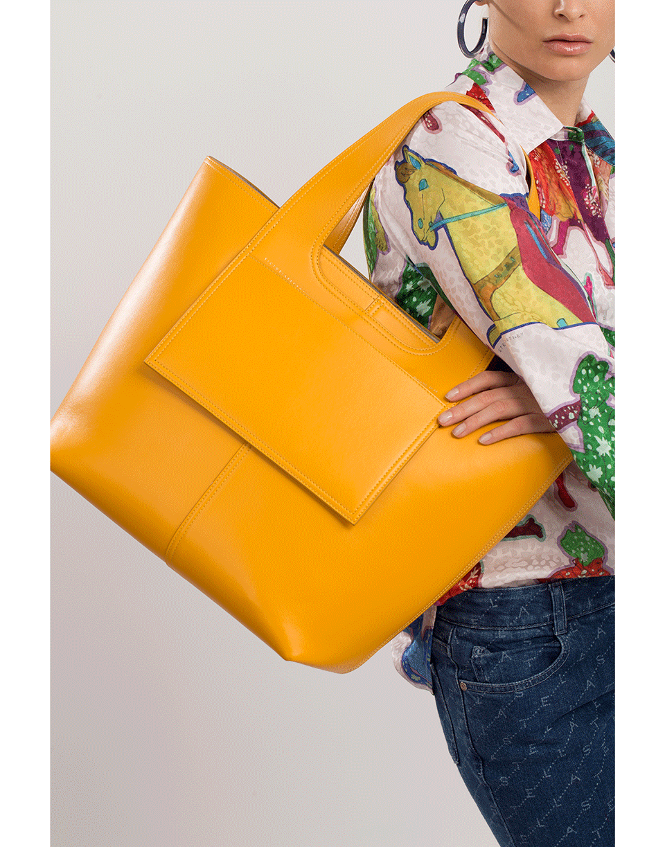 VICTORIA BECKHAM-Apron Large Tote-SUNFLWR