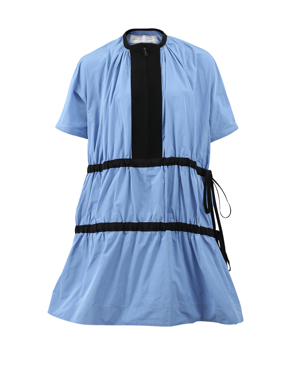 VICTORIA BY V. BECKHAM-Drawstring Mini Dress-