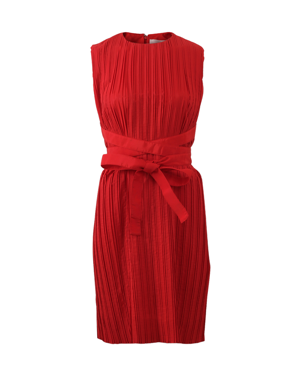 VICTORIA BY V. BECKHAM-Cross Strap Washed Taffeta Dress-