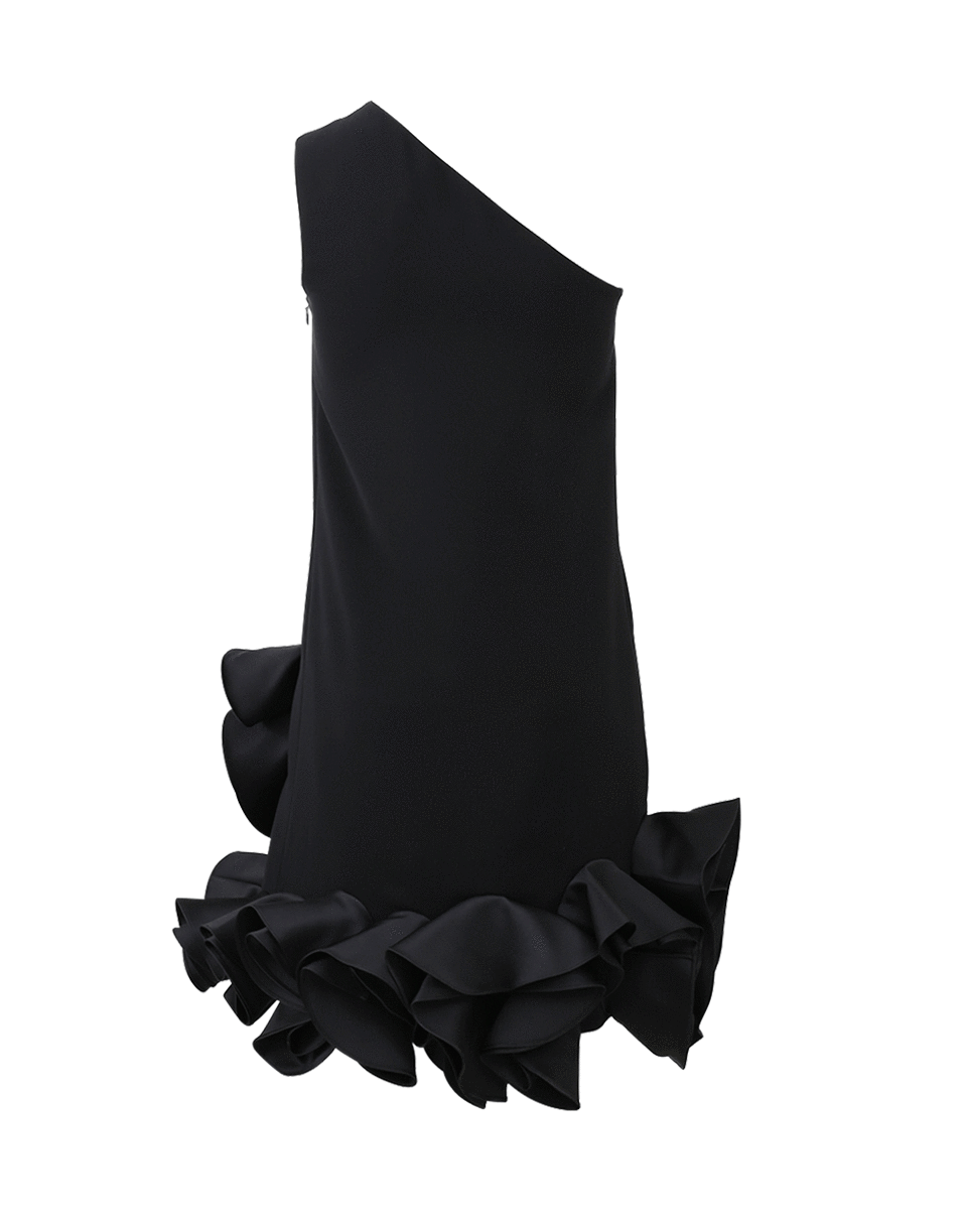 VICTORIA BY V. BECKHAM-Single Shoulder Ruffle Dress-