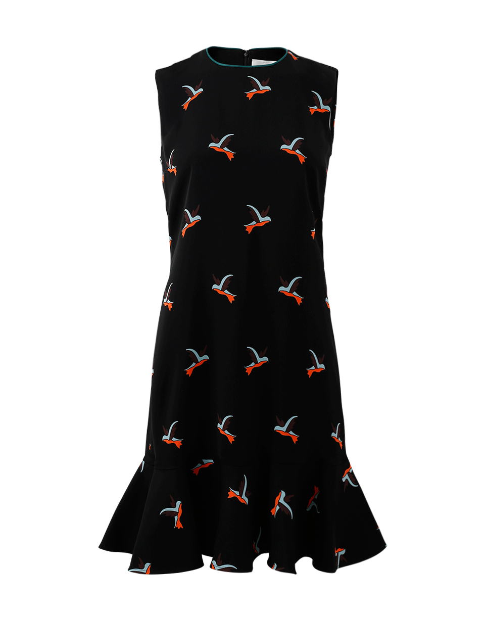 VICTORIA BY V. BECKHAM-Hummingbird Print Dress-