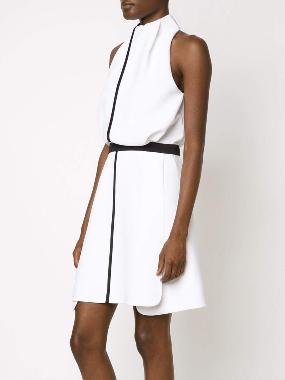 VICTORIA BY V. BECKHAM-Draped Halter Dress-