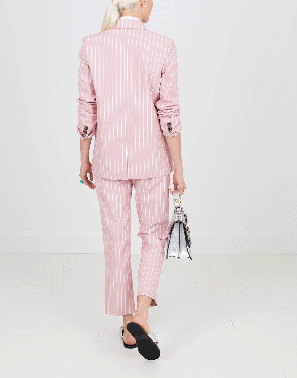 VICTORIA BY V. BECKHAM-Tailored Stripe Jacket-