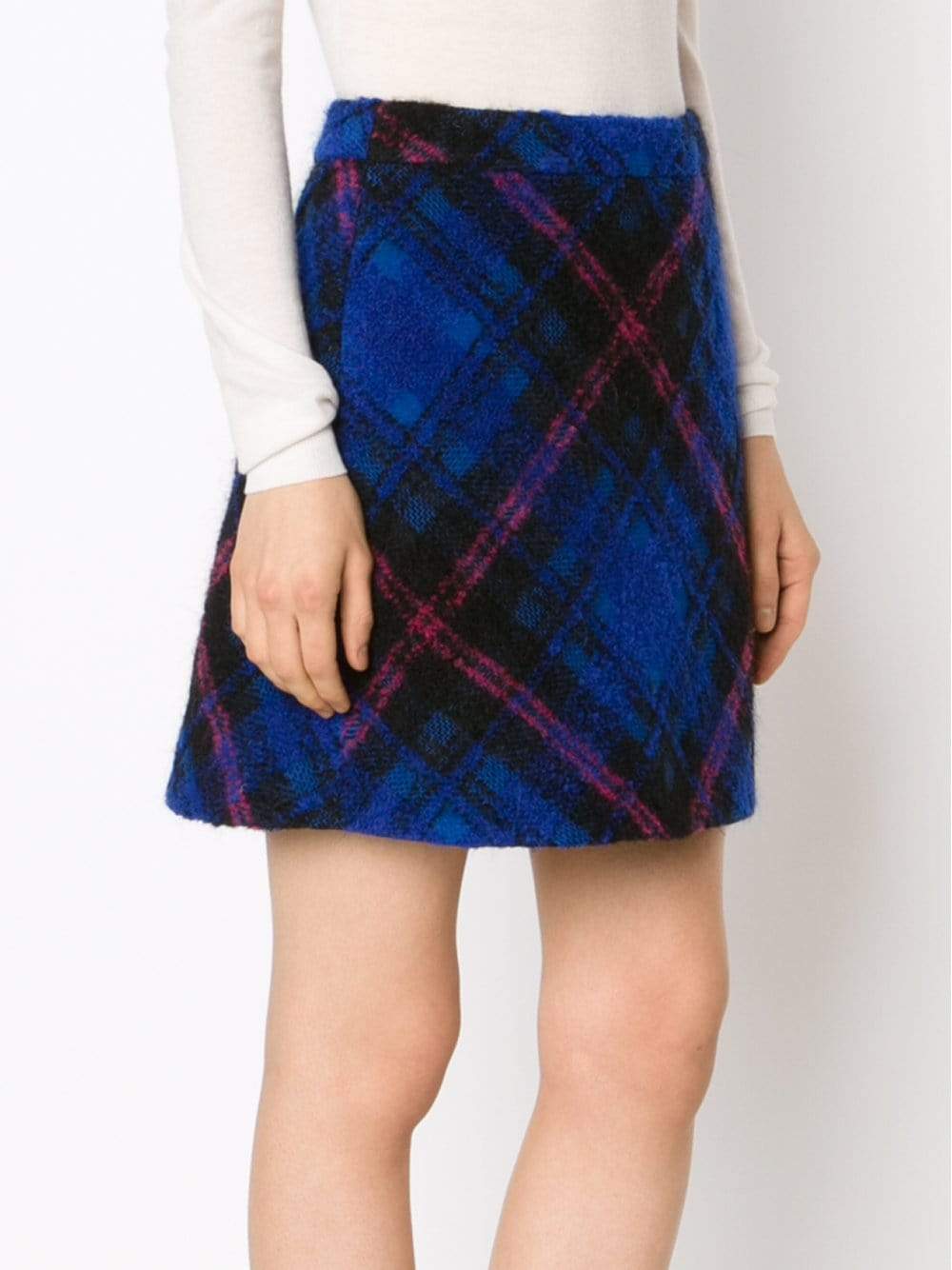 VICTORIA BY V. BECKHAM-Check Wool Mini-