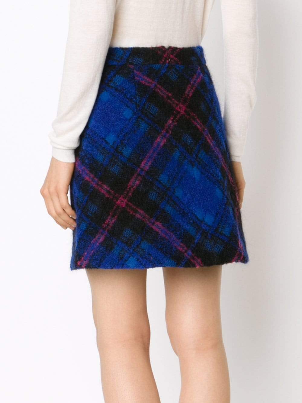 VICTORIA BY V. BECKHAM-Check Wool Mini-