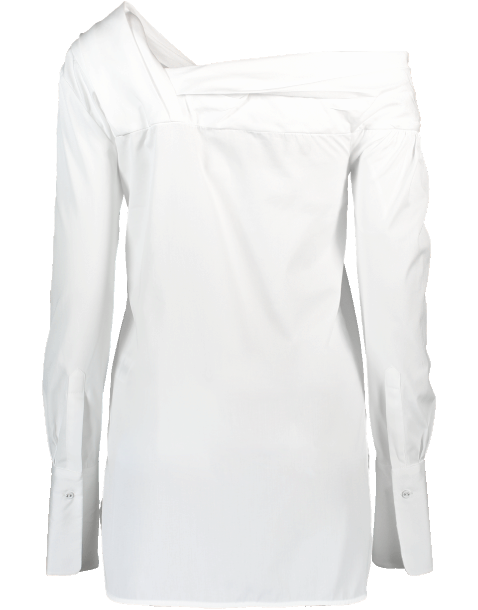 VICTORIA BY V. BECKHAM-One Shoulder Shirt-
