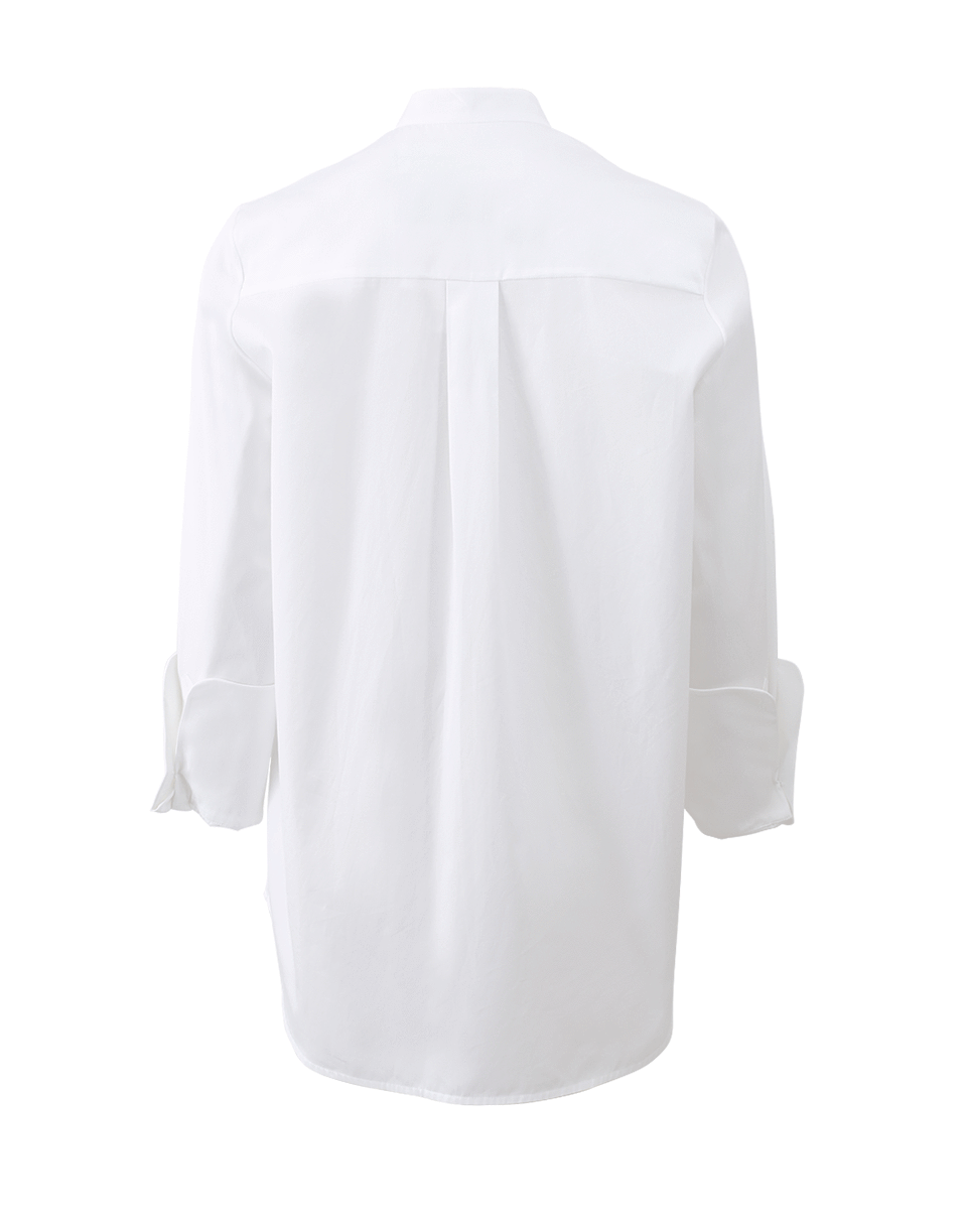 VICTORIA BY V. BECKHAM-Palm Tree Embroidered Blouse-