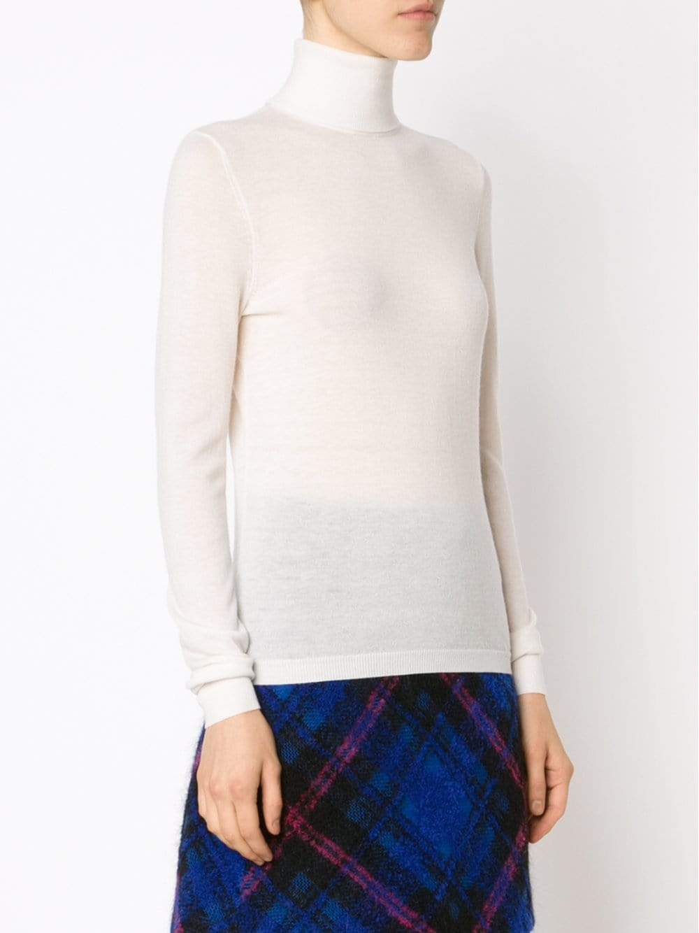 VICTORIA BY V. BECKHAM-Cashmere Turtleneck-