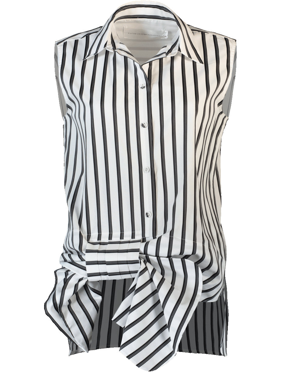 VICTORIA BY V. BECKHAM-Bow Shirt-