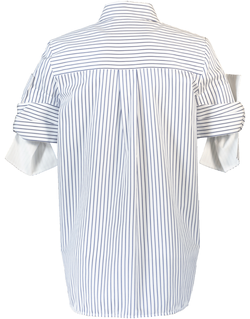 VICTORIA BY V. BECKHAM-Bow Sleeve Shirt-