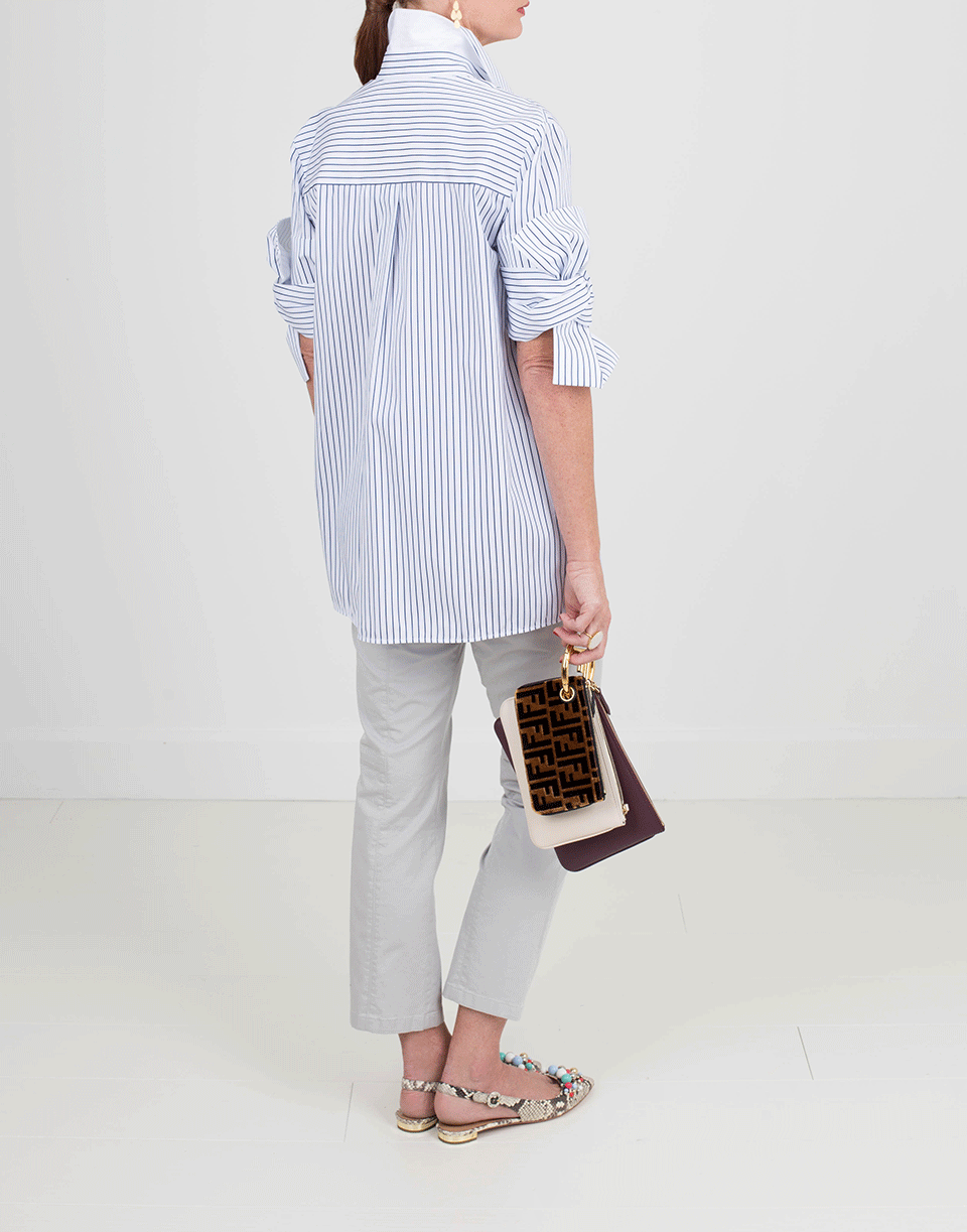VICTORIA BY V. BECKHAM-Bow Sleeve Shirt-