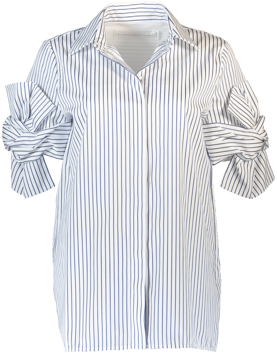 VICTORIA BY V. BECKHAM-Bow Sleeve Shirt-