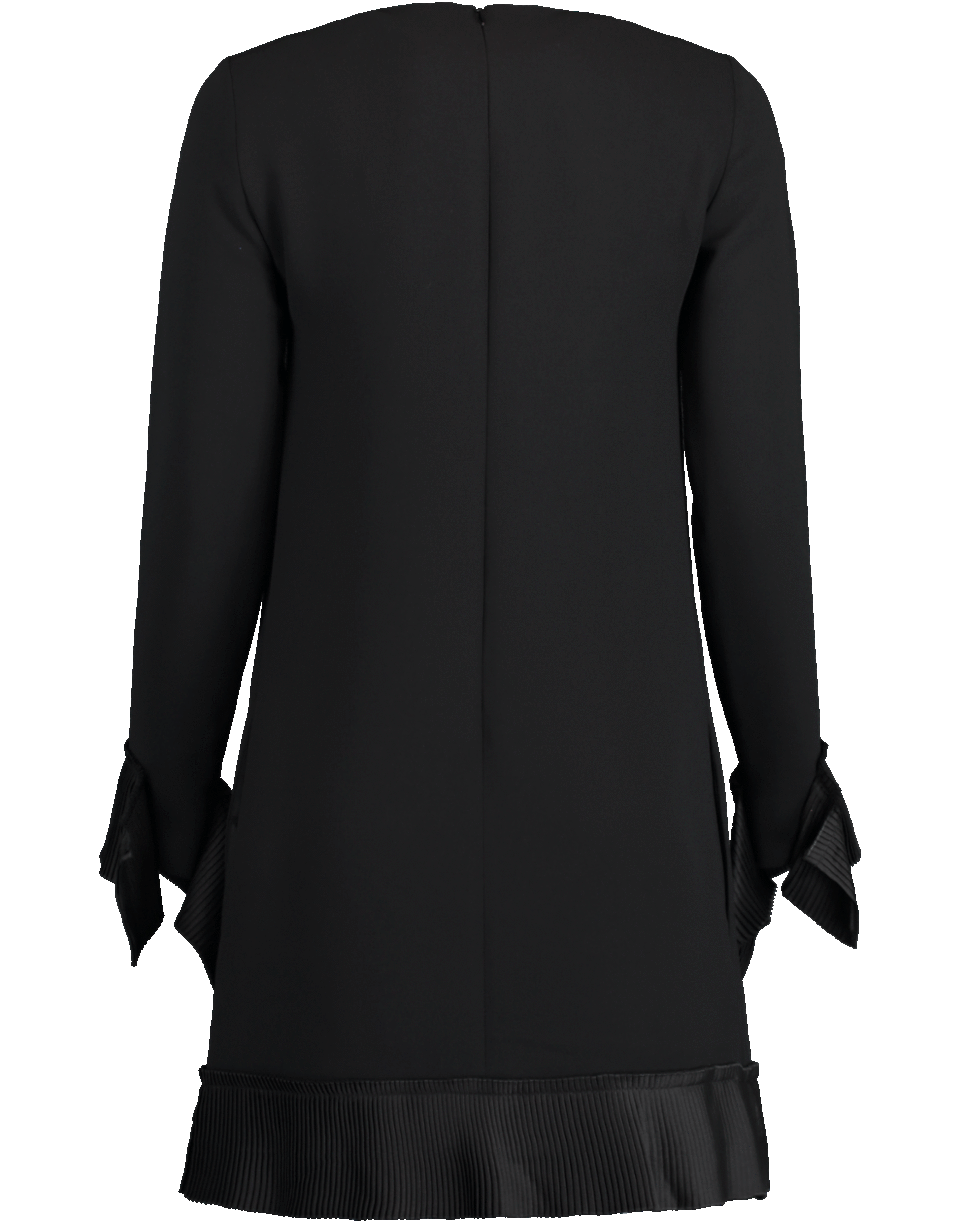VICTORIA VICTORIA BECKHAM-Pleated Detail Shift Dress-