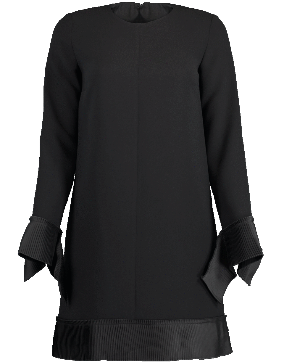VICTORIA VICTORIA BECKHAM-Pleated Detail Shift Dress-