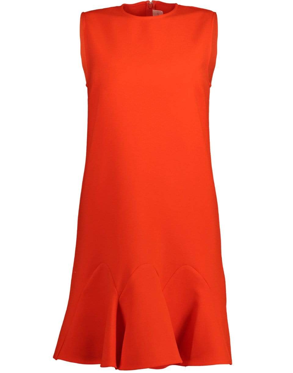 VICTORIA VICTORIA BECKHAM-Double Face Stretch Shift Dress-