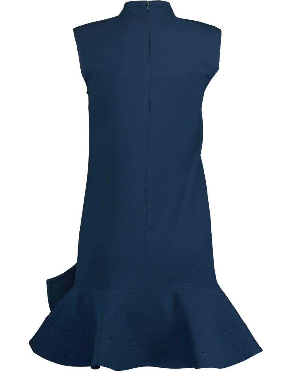 VICTORIA VICTORIA BECKHAM-Sleeveless Peplum Hem Dress-