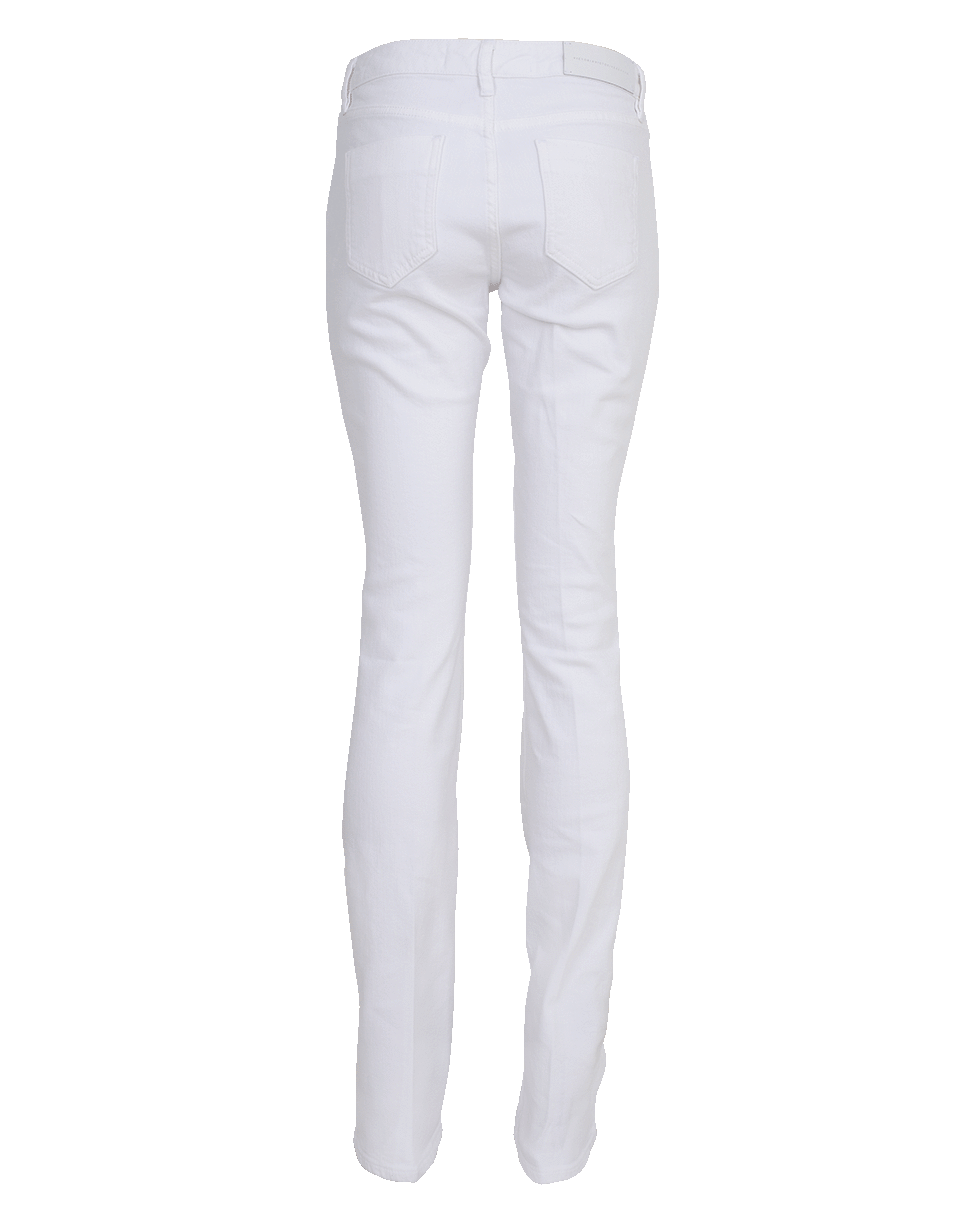 VICTORIA VICTORIA BECKHAM-Slim Flare Pant-WHITE