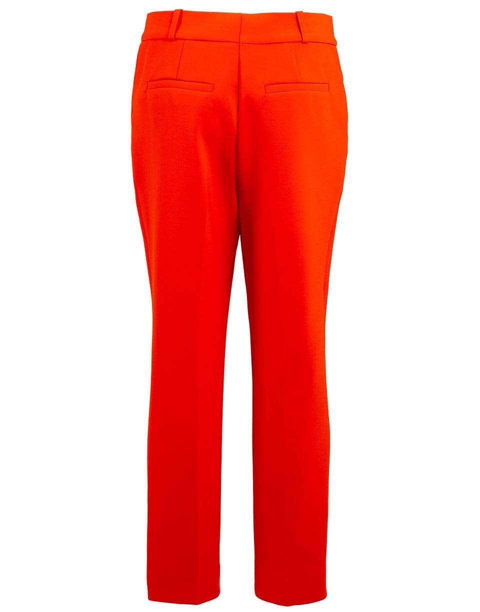 VICTORIA VICTORIA BECKHAM-Flame Red Cigarette Trouser-