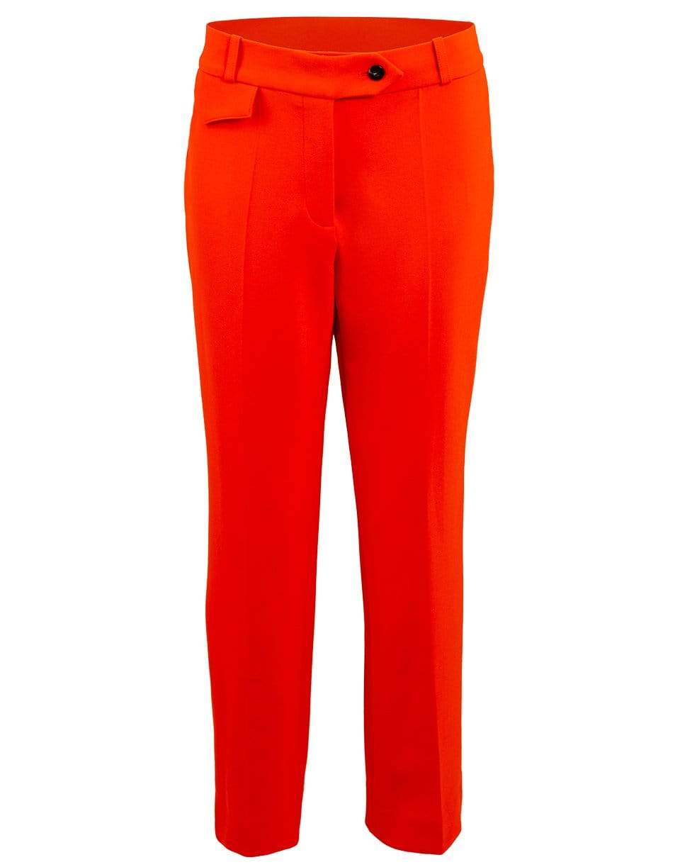 VICTORIA VICTORIA BECKHAM-Flame Red Cigarette Trouser-