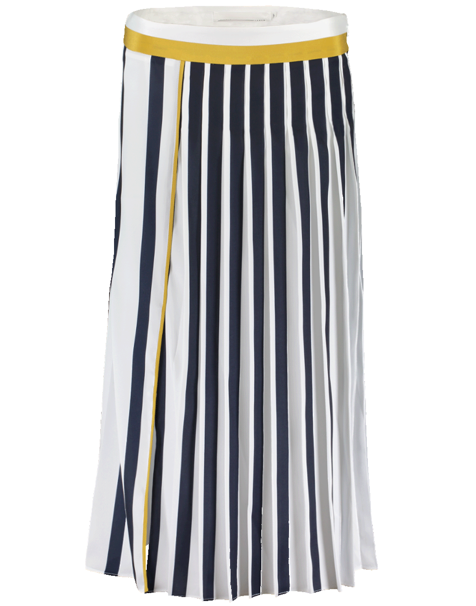 VICTORIA VICTORIA BECKHAM-Printed Poly Twill Skirt-