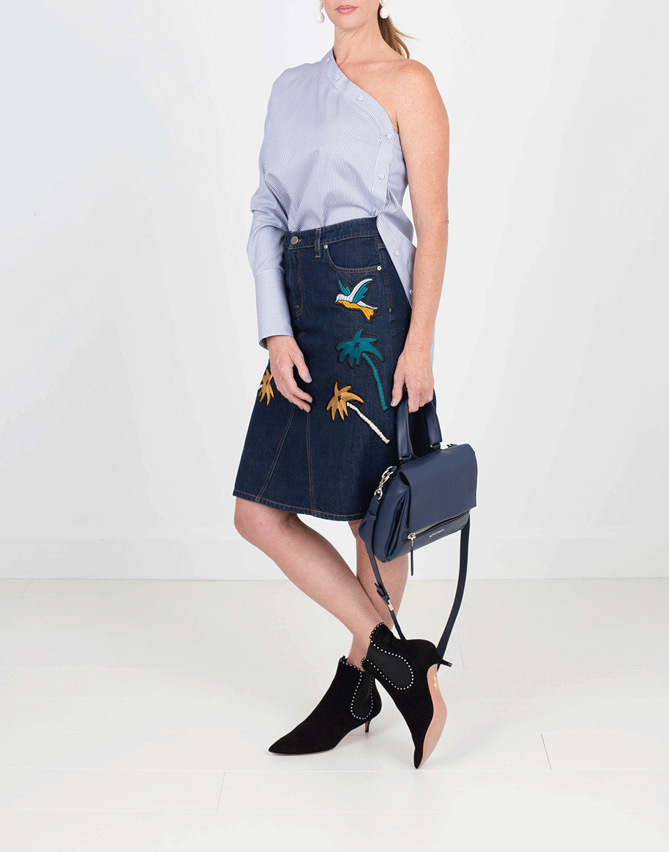 VICTORIA VICTORIA BECKHAM-One Sleeve Button Blouse-