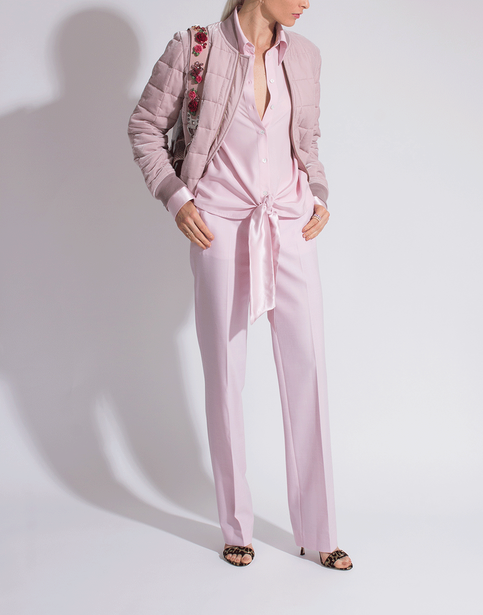 VICTORIA VICTORIA BECKHAM-Tie Front Shirt-
