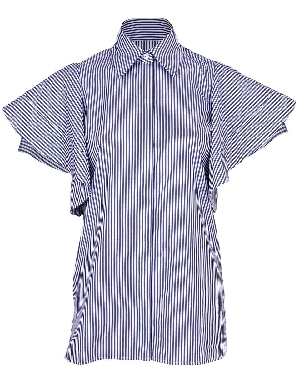 VICTORIA VICTORIA BECKHAM-Peplum Sleeve Shirt-