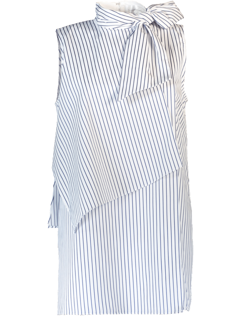 VICTORIA VICTORIA BECKHAM-Neck Tie Top-
