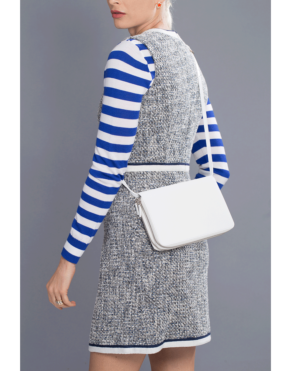 VICTORIA VICTORIA BECKHAM-Shift Seam Stripe Sweater-
