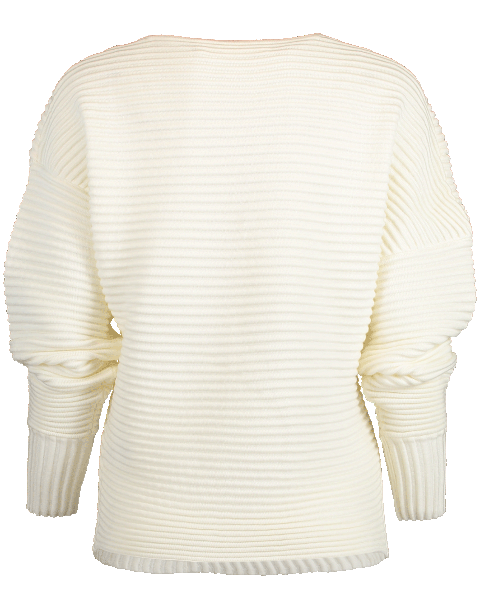 VICTORIA VICTORIA BECKHAM-Drape Front Sweater-