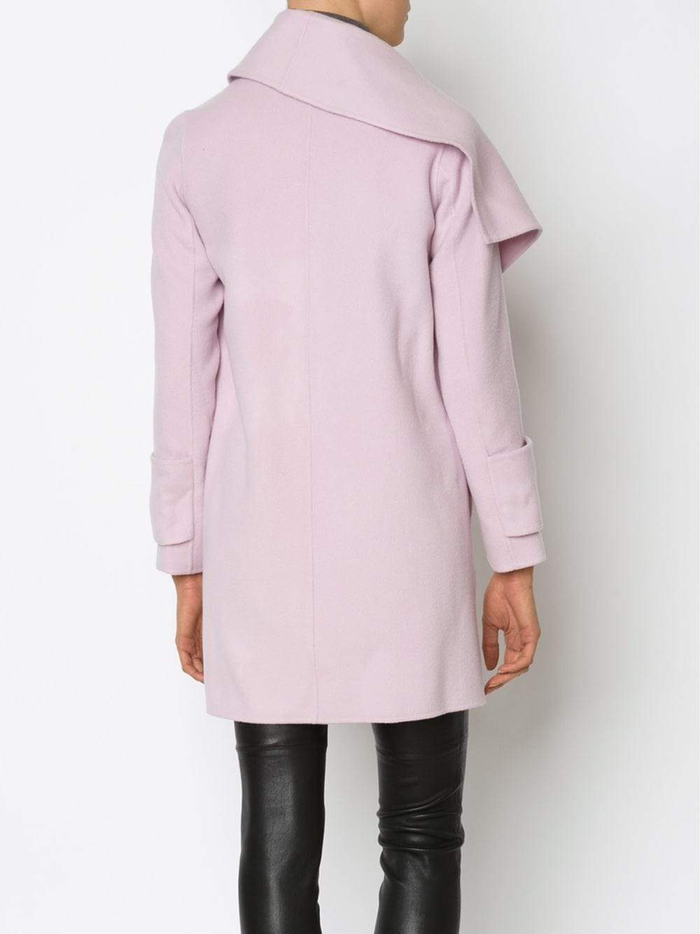 VINCE-Drape Neck Coat-