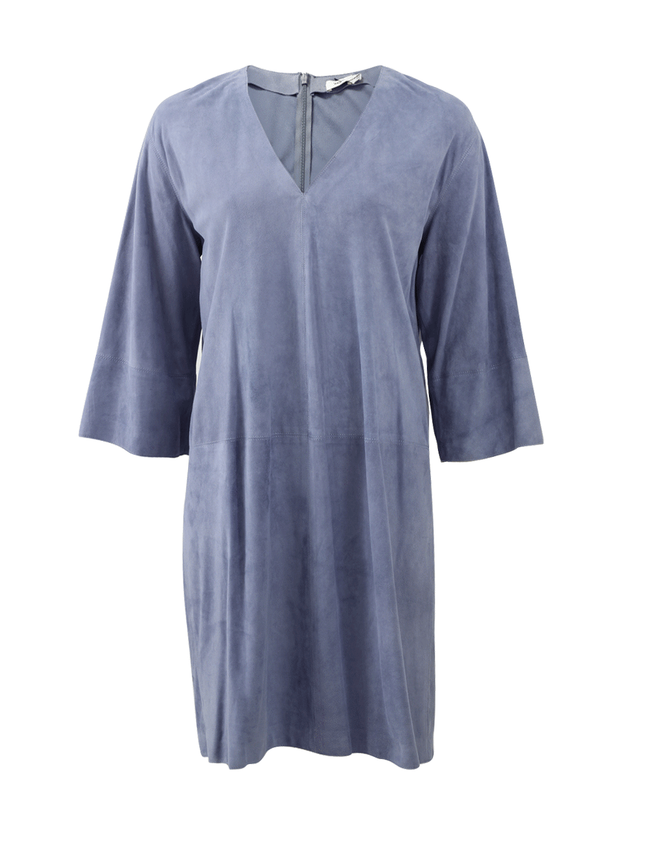 VINCE-Suede Shift Dress-