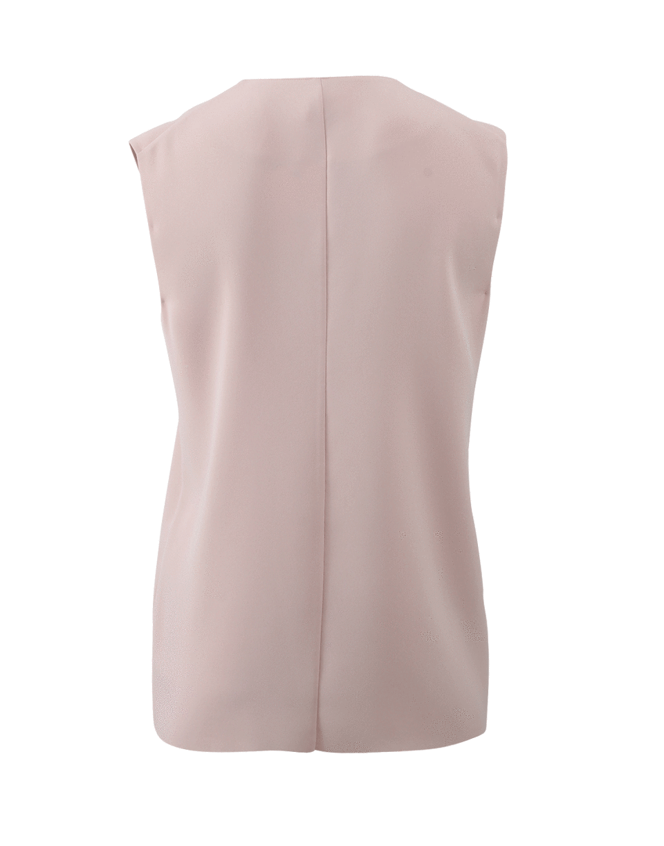 VINCE-Drape Front Zip Shell-