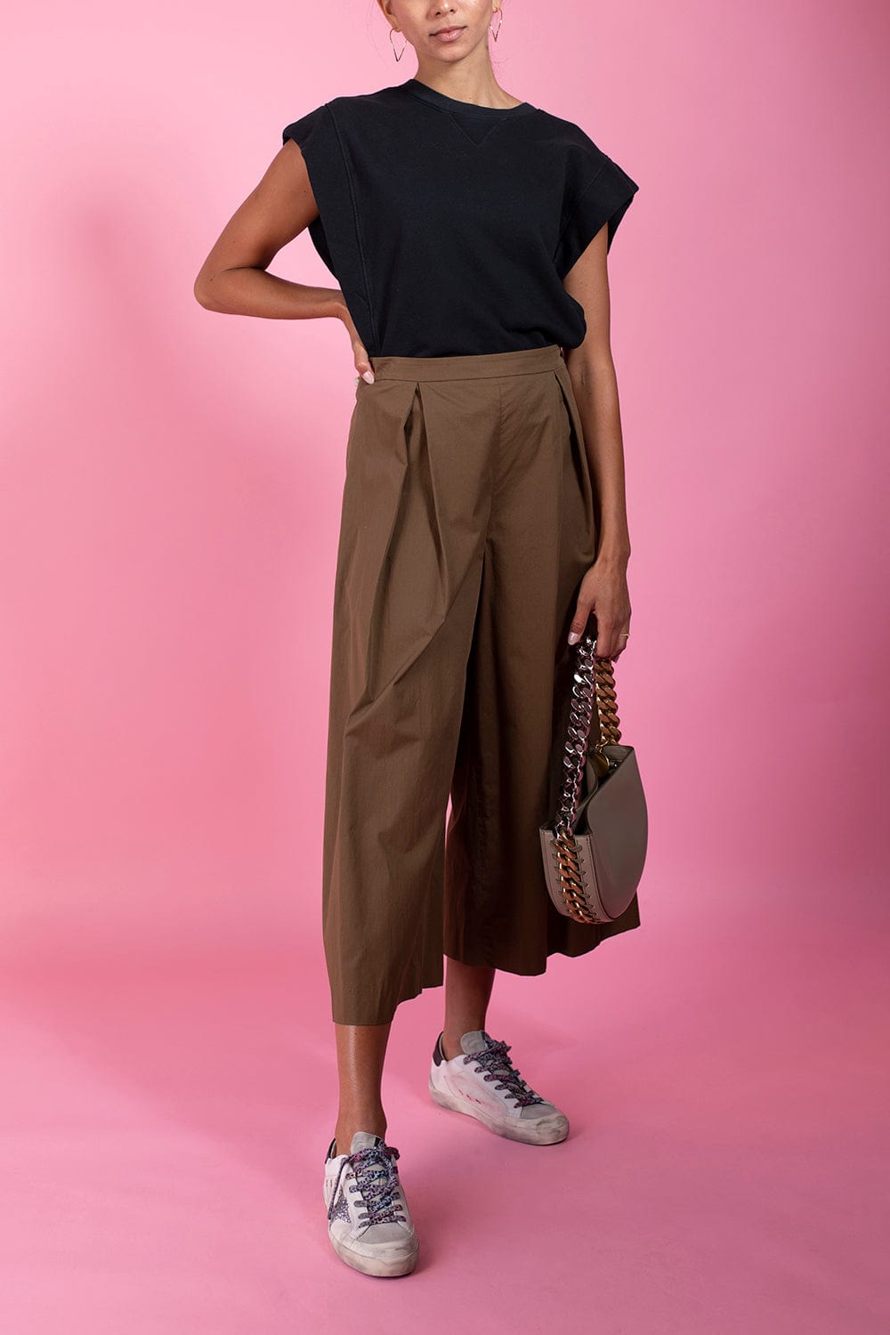 VINCE-Pleated Culotte-
