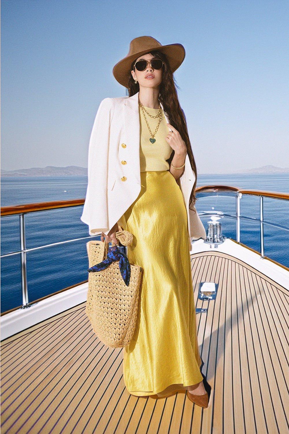 VINCE-Maxi Skirt-