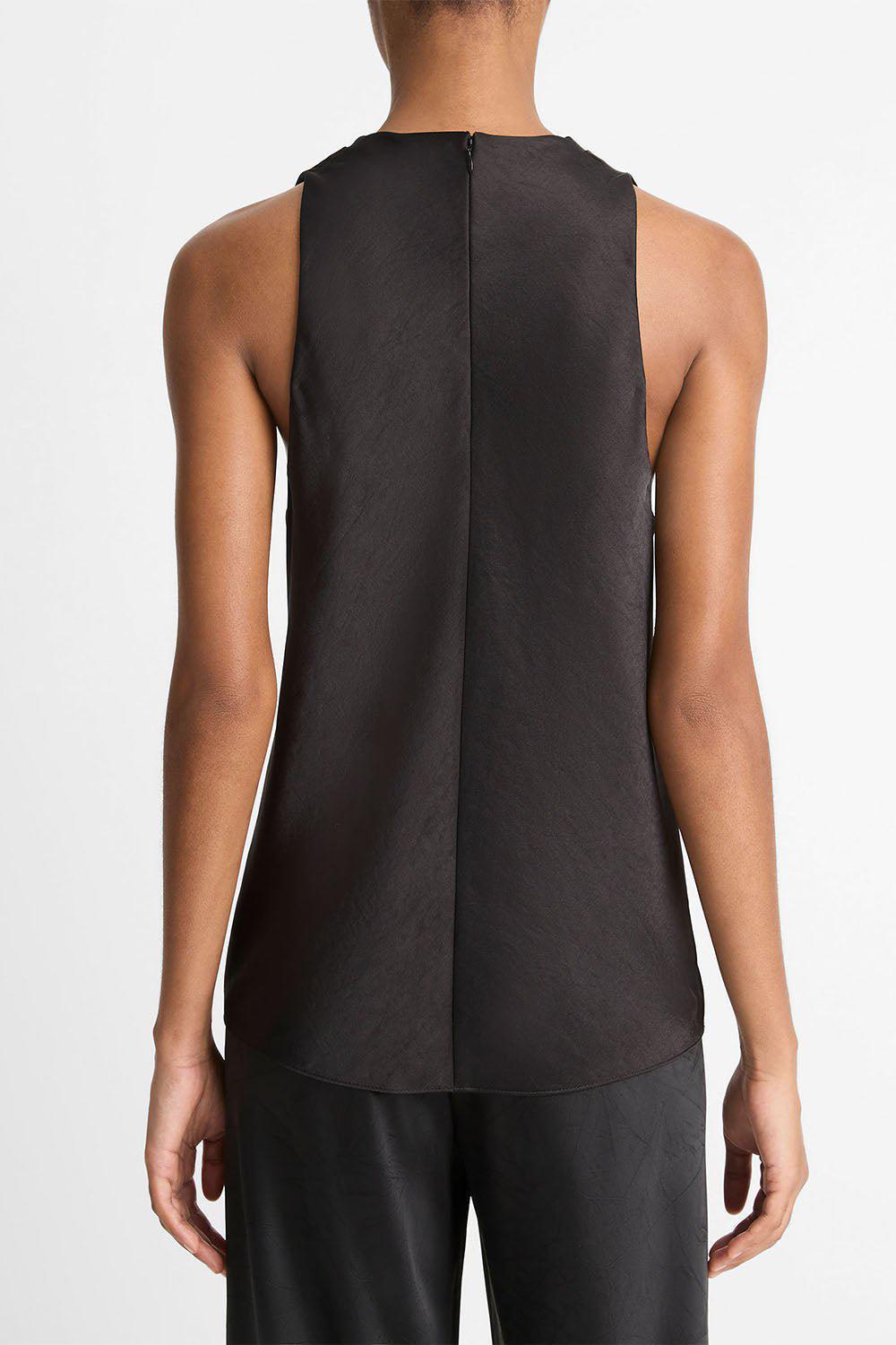 VINCE-Cowl Neck Tank-