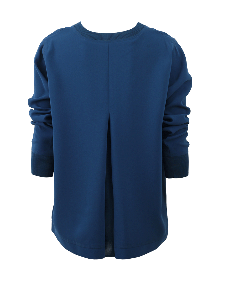 VINCE-Inverted Pleat Blouse-