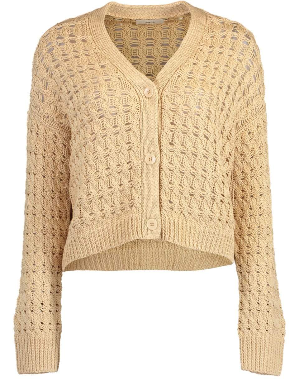 VINCE-Vanilla Open Cable Cardigan-