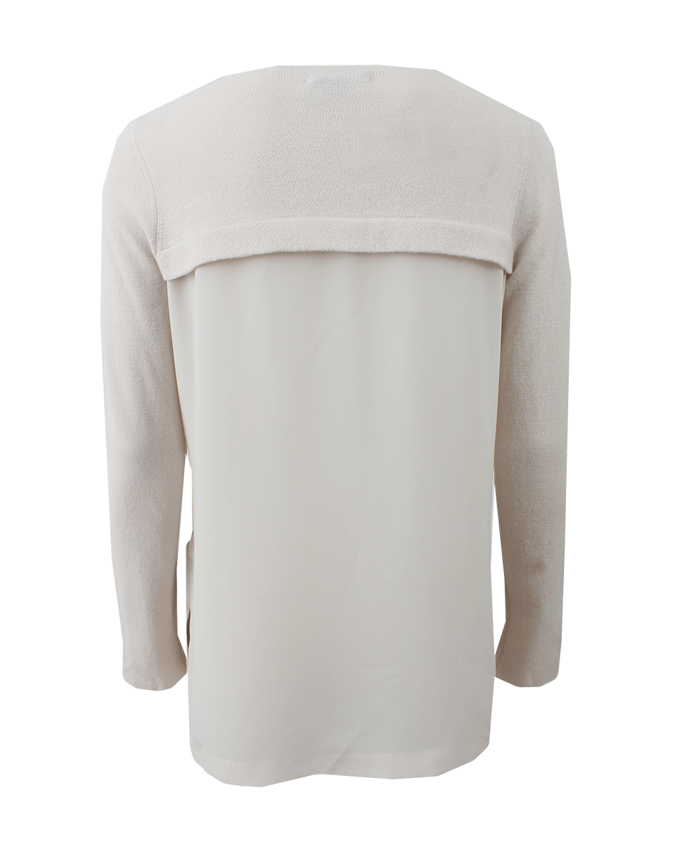 VINCE-Knit Pullover With Slit Back-