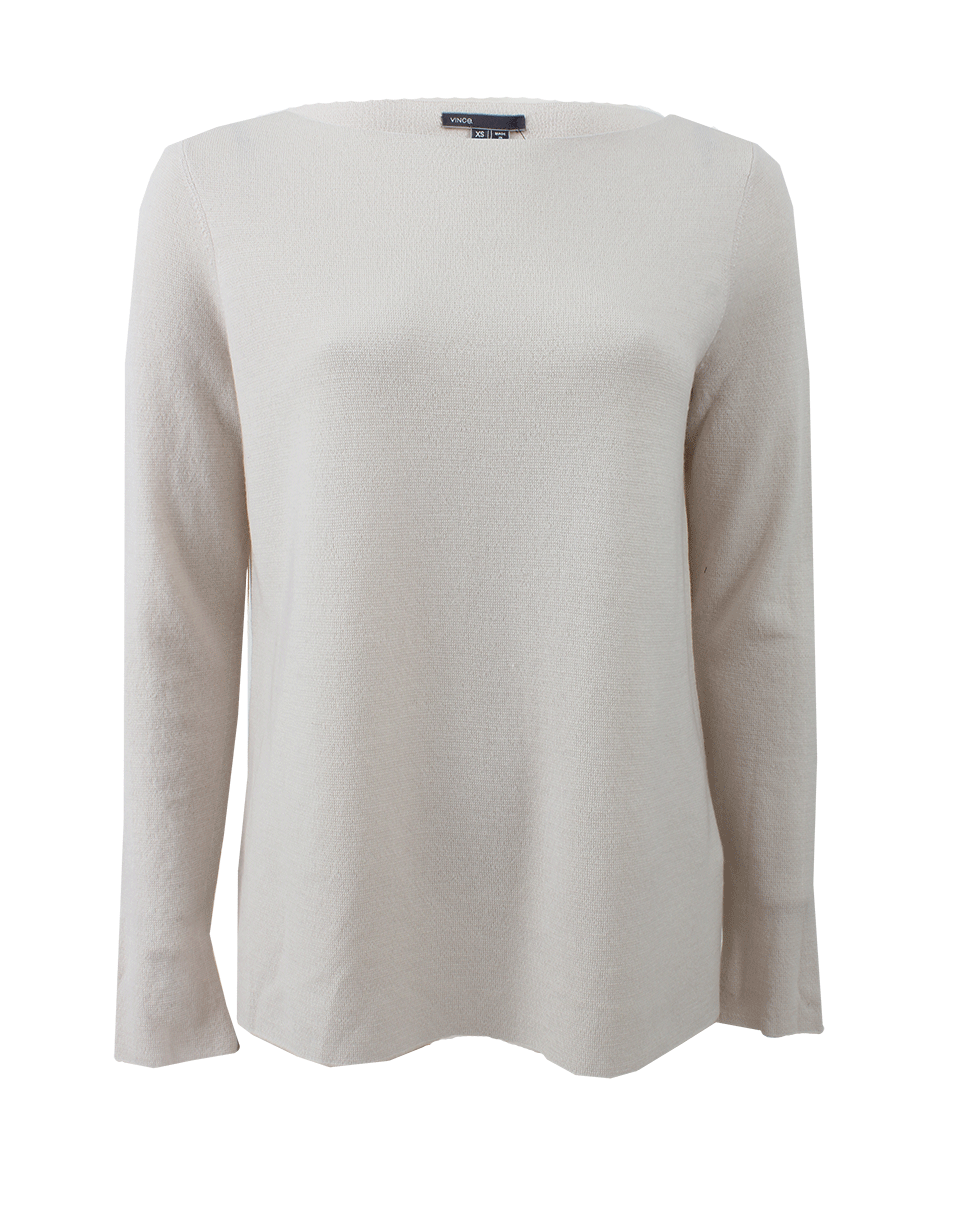 VINCE-Knit Pullover With Slit Back-