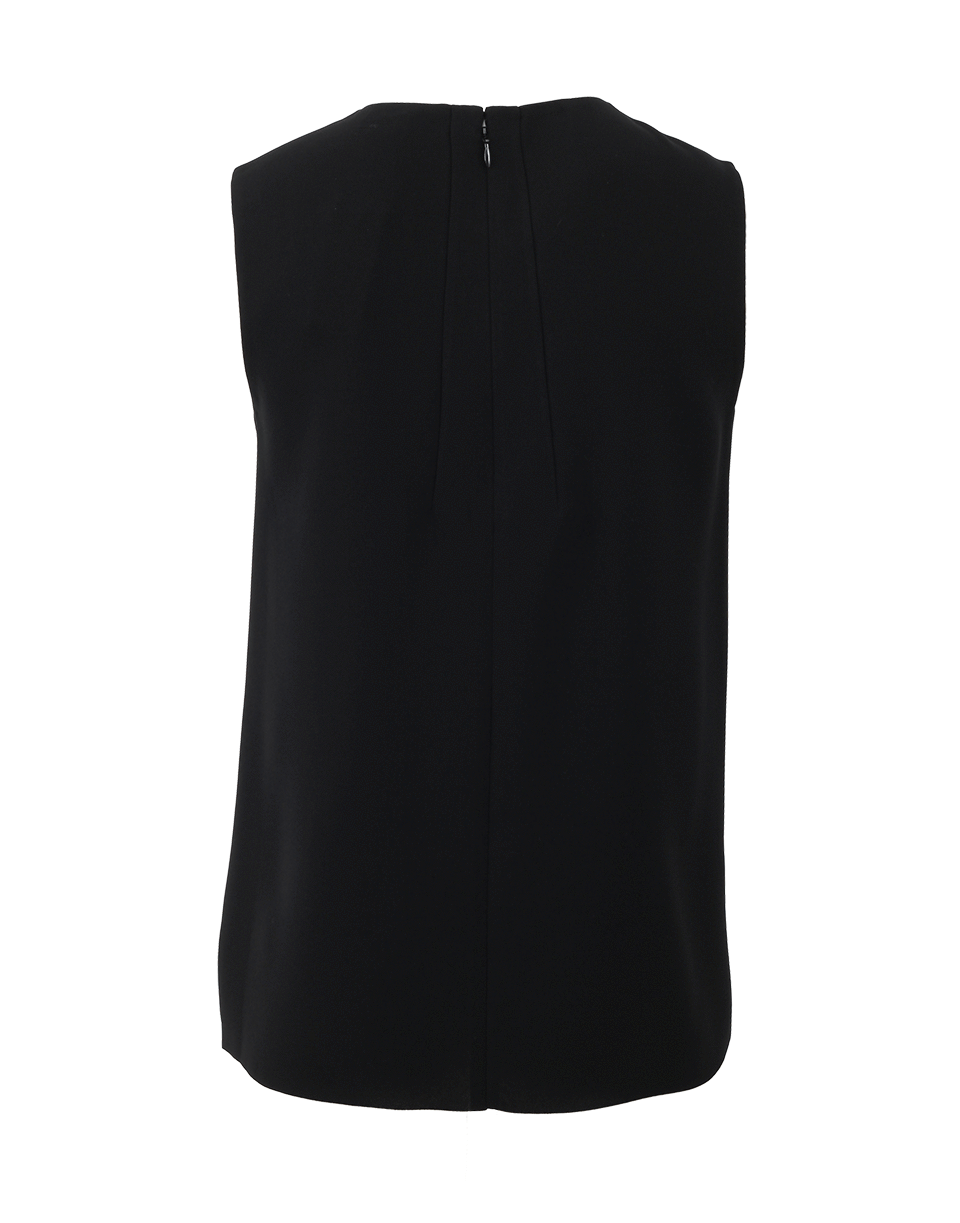 VINCE-Crewneck Laser Cut Shell-